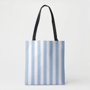 Zeitlose Streifen weich blau Tasche