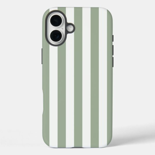Zeitlose Streifen zeigen Grün Case-Mate iPhone Hülle (Rückseite)