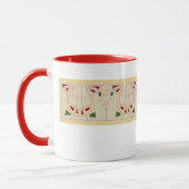 Zeitlose Sucessionist Grafik Desgin Tasse (Links)