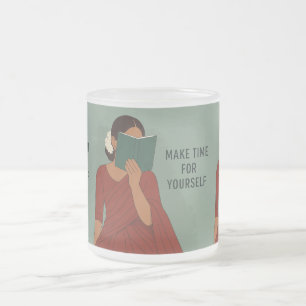 Zeitlose Tamil Elegance Mattglastasse