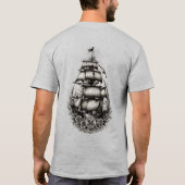 "Zeitlose tattoo-Inspirierte T - Shirt" T-Shirt (Rückseite)