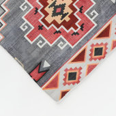 Zeitlose Themen: Heritage Boho Marokkanische Geome Fleecedecke (Ecke)