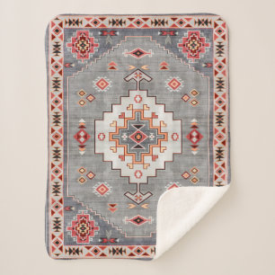 Zeitlose Themen: Heritage Boho Marokkanische Geome Sherpadecke