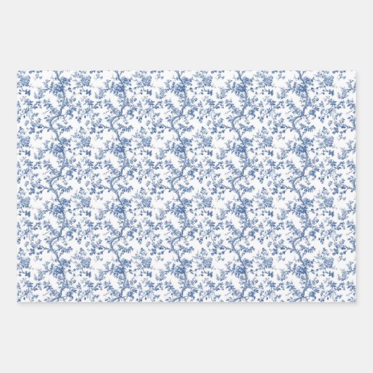 Zeitlose Toilblüten 3 Geschenkpapier Set (Vorderseite 3)
