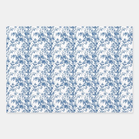 Zeitlose Toilblüten 3 Geschenkpapier Set (Vorderseite 2)