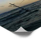 Zeitlose Tradition: Sri Lanka Stilt Fischer Poster (Ecke)