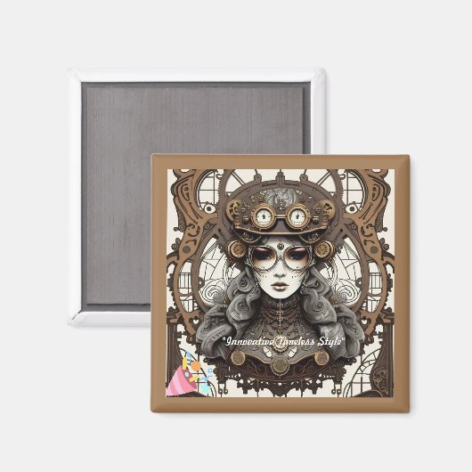 "Zeitlose Trend" Magnet (Vorderseite/Rückseite)