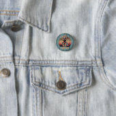 Zeitlose tropische Katzenhöhe Button (Beispiel)