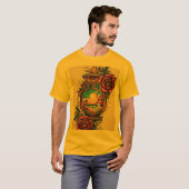 Zeitlose tropische Tattoo T - Shirt Designs - Mont (Vorne ganz)