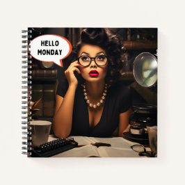 Zeitlose Vintage Eleganz für die moderne Melanatio Notizblock