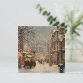 Zeitlose Vintage Londoner Weihnachten (Stehend Vorderseite)