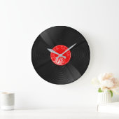 Zeitlose Vinyl Record Retro Große Wanduhr (Zuhause)