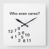 Zeitlose Wanduhr (Vorderseite)