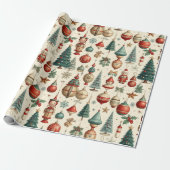 Zeitlose Weihnachtsgeschenke Geschenkpapier (Ungerollt)