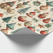 Zeitlose Weihnachtsgeschenke Geschenkpapier (Ecke)