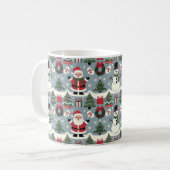 Zeitlose Weihnachtsmuster-Sammlung Kaffeetasse (Vorderseite Links)