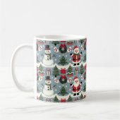 Zeitlose Weihnachtsmuster-Sammlung Kaffeetasse (Links)