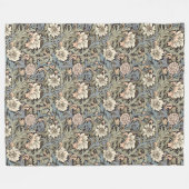 Zeitlose William Morris Classic Blumenmuster Fleecedecke (Vorderseite (Horizontal))