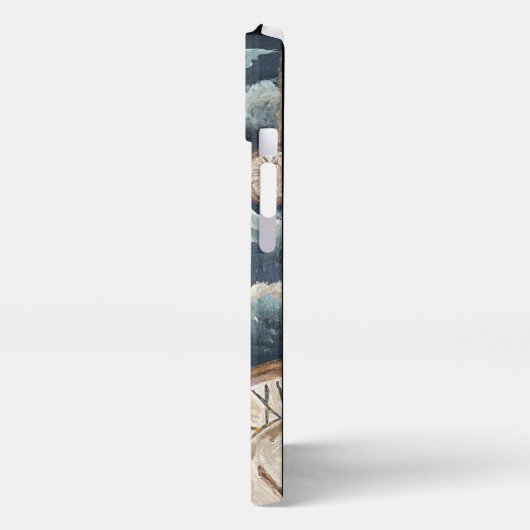 Zeitlose Zeichenfolgen iPhone Hülle (Linke Seite)