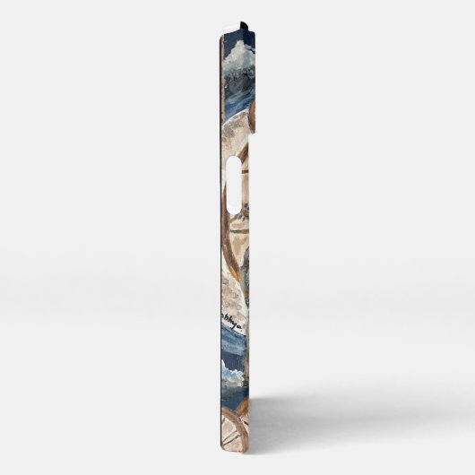 Zeitlose Zeichenfolgen iPhone Hülle (Rechte Seite)