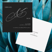 Zeitloser B/W-Hochzeitsplatz Save the Date