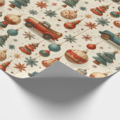 Zeitloser Baum Geschenkpapier (Ecke)
