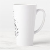 Zeitloser Baum Große Latte-Tasse | Trinkbehälter Milchtasse (Rechts)