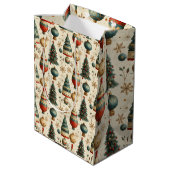 Zeitloser Baum Mittlere Geschenktüte (Rückseite Schrägansicht)