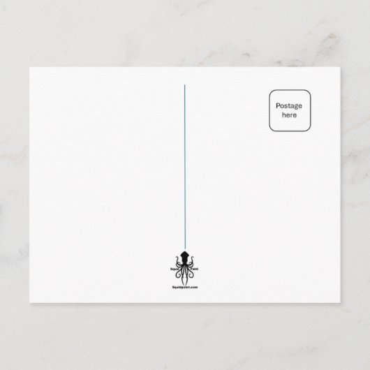 Zeitloser Baum Postkarte (Rückseite)