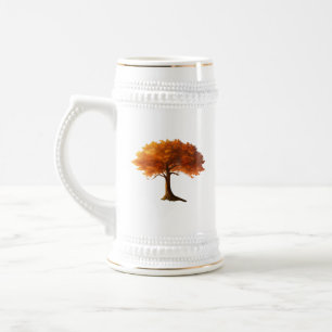 Zeitloser Baum: Symbol für Stärke und Wachstum Bierglas