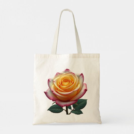 Zeitloser Bloom: Das Design der Tasche der Rose (Rückseite)