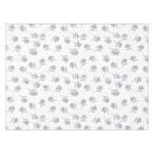 Zeitloser botanischer Blütenstand Softgrau Tischdecke (Vorderseite (Horizontal))