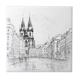 Zeitloser Charme der tschechischen Hauptstadt Fliese