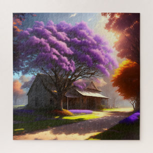 Zeitloser Charme: Rustikales Bauernhaus und alte J Puzzle