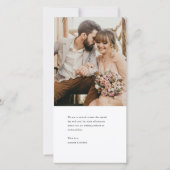 Zeitloser Charme Save-the-Date Save The Date (Rückseite)