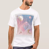 Zeitloser Elegance Abstract Design T - Shirt (Vorderseite)