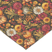 Zeitloser Fall Floral Tischläufer warmen Erdton (Ecke)