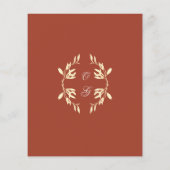 Zeitloser floraler rustikaler Haushalt Speichern S Flyer (Hinten)