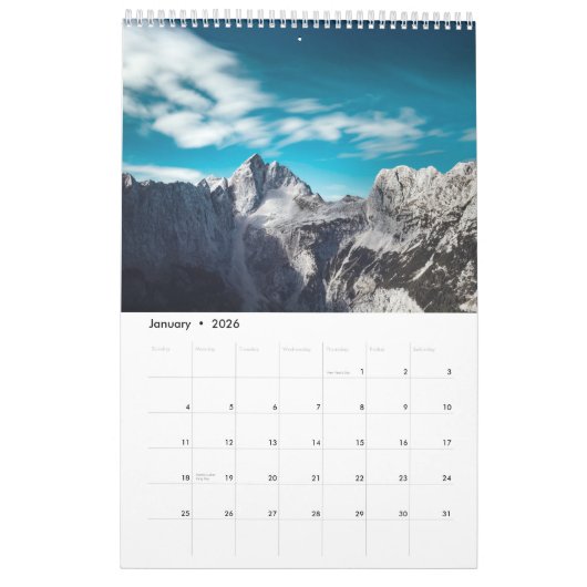 Zeitloser Foto Kalender (Jan 2026)