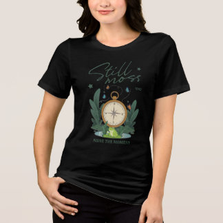 Zeitloser Froschsee-Tee Tri-Blend Shirt