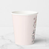 Zeitloser Geburtstagsschrei Pappbecher (Rechts)