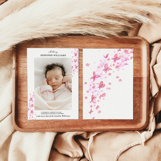 Zeitloser Klassischer Schmetterling Ankündigung