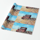 Zeitloser LKW Geschenkpapier (Ungerollt)