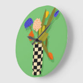 Zeitloser Pott Große Wanduhr (Winkel)