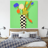 Zeitloser Pott Leinwanddruck (Insitu (Schlafzimmer))