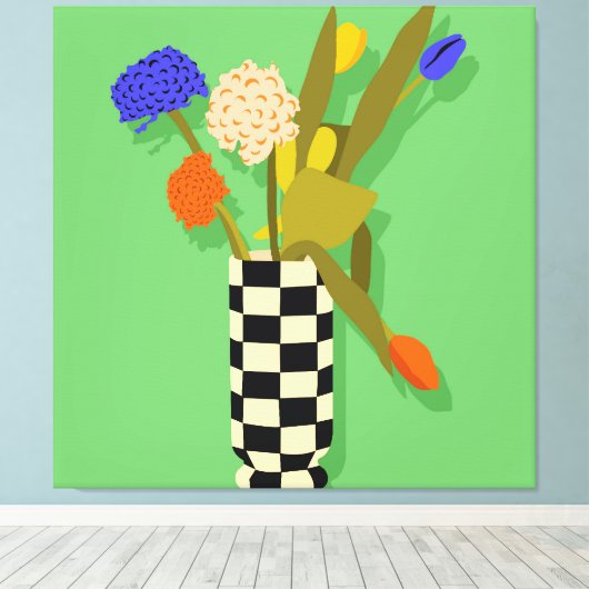 Zeitloser Pott Leinwanddruck (Insitu (Holzboden))