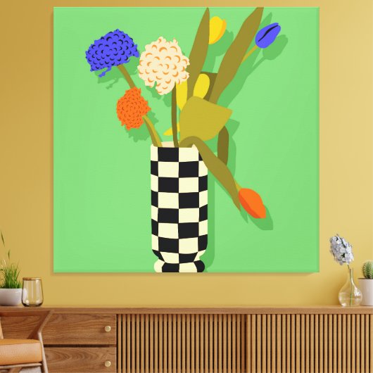 Zeitloser Pott Leinwanddruck (Insitu (Wohnzimmer))