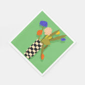 Zeitloser Pott Serviette (Ecke)