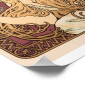 Zeitloser Power von "Job" (1896) von Alphonse Much Poster (Ecke)