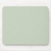 Zeitloser Salbeigrüner Karo-Gingham-Mauspad Mousepad (Vorne)